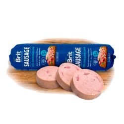 Brit Premium Dog Sausage ковбаса з куркою і ягням 800г 