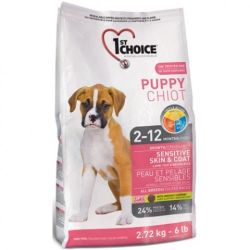 1st Choice Puppy Sensitive гіпоалергенний корм для цуценят з ягням і рибою 2,72 кг 2,72 кг
