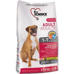 1st Choice Adult Dog Sensitive з ягням і рибою 350г