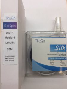 Шовний матеріал ПГА (Полігліколева кислота) в касеті, 25м USP 1(EP 4)