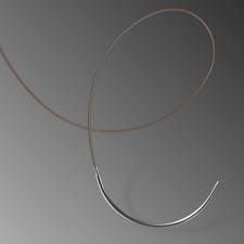 Кетгут хромований USP 30 (EP3) з ріжучою голкою 26мм, 38 кола 