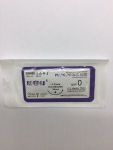 ПГА (Полігліколева кислота) з колючою голкою 12 кола USP O (EP 3.5) 36мм