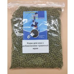 Коі паличка Зелена універсальний корм для риб Коі 1000г 