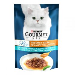 Gourmet Perle консерви для кішок з тунцем міні філе 85г 137782 Gourmet Perle консервы для кошек с тунцом мини филе 85г 137782