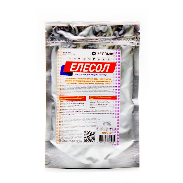 Елесол Засіб для стабілізації водного та електролітного балансу, 100 г 
