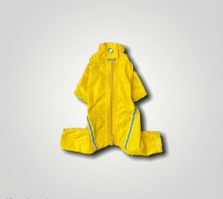 Мадрид дощовик для собак Dog Love жовтий без утеплювача S3