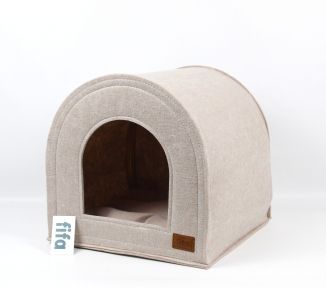 Будиночок повсть бежевий, 40х40х40 см 