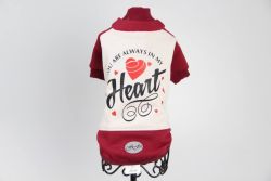 Свято світшот для собак унісекс трикотаж на флісі Бордо XS 