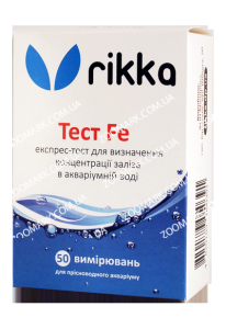 Тест Fe-тест в акваріумі На залізо Тест Fe (залізо)