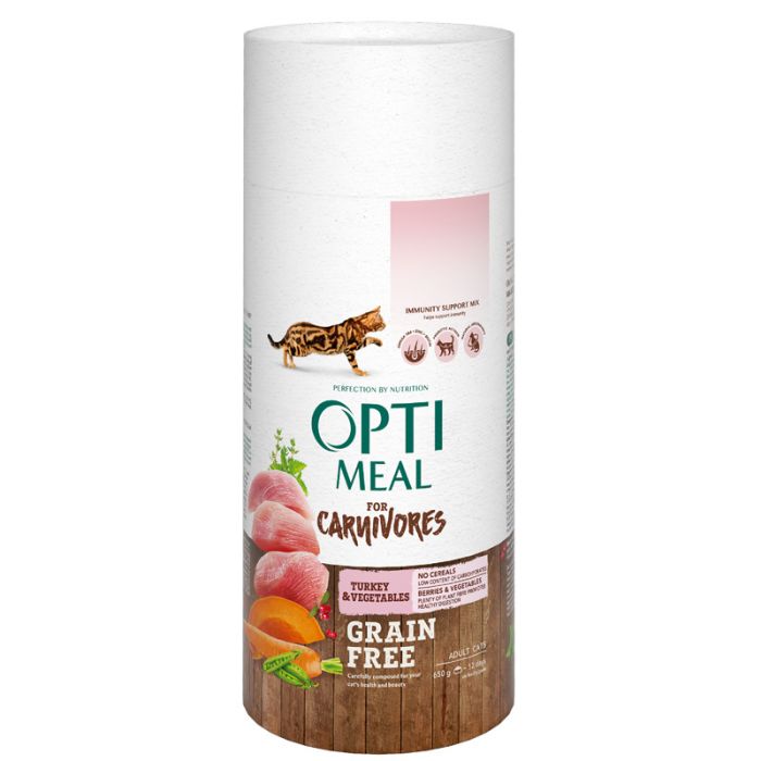 Optimeal з качкою і овочами для котів 650г