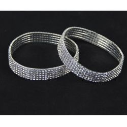 Нашийник з прикрасами L 5 рядів 30 см 