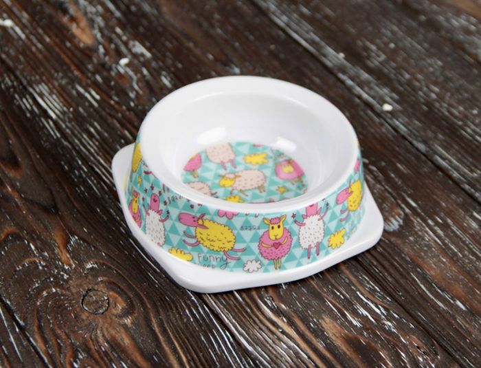 Миска меламінова для кішок і собак 150 мл