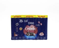 Ласощі для котів Палички Coshida, блістер 20 шт  телятина