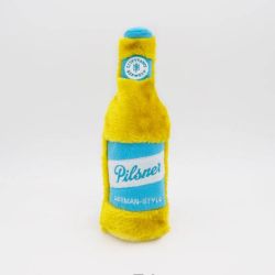М'яка іграшка для собак пляшка пілсер ZippyPaws Happy Hour Crusherz Pilsner з пищалкою