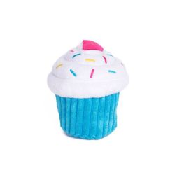 М'яка іграшка для собак кекс ZippyPaws Cupcake Blue з пищалкою