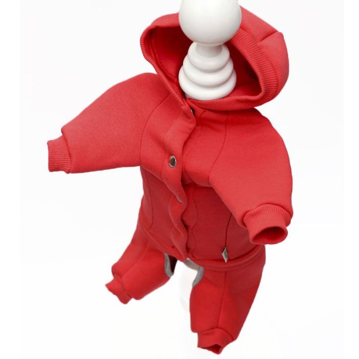 Джулія комбінезон для собак дівчаток з трикотажу на флісі M