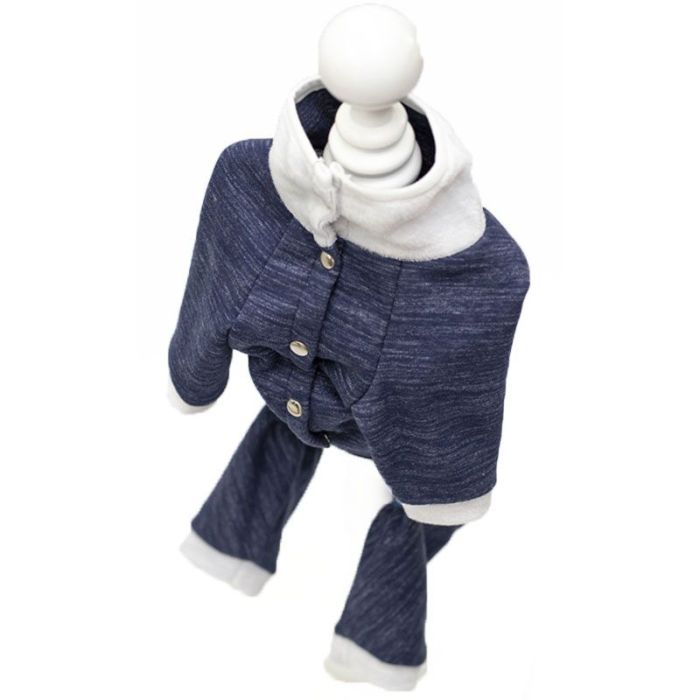 Снупі комбінезон для собак хлопчиків трикотаж на хутрі М 