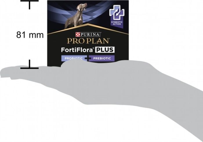 Purina Pro Plan FortiFlora Plus Пробіотик для дорослих собак та цуценят для підтримки нормальної міклофлори кишечника 30x2 г 