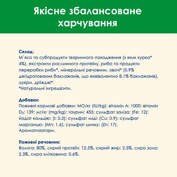 Cat Chow Sterilised консерва для стерилізованих котів із куркою та баклажанами, 85 г Акція