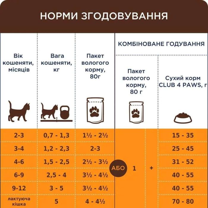 Club 4 Paws вологий корм для кошенят з лососем у соусі 80 г 