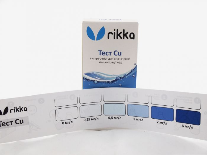 Тест Cu для визначення концентрації міді 