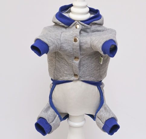 Дракоша комбінезон для собак хлопчиків трикотаж на флісі XS