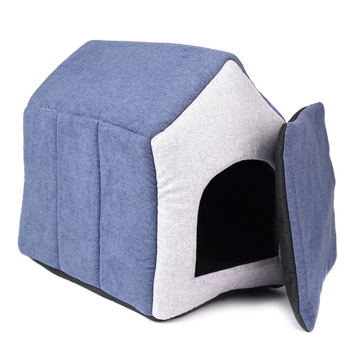 Будка  2 для собак 433340 см Сіро-бордова