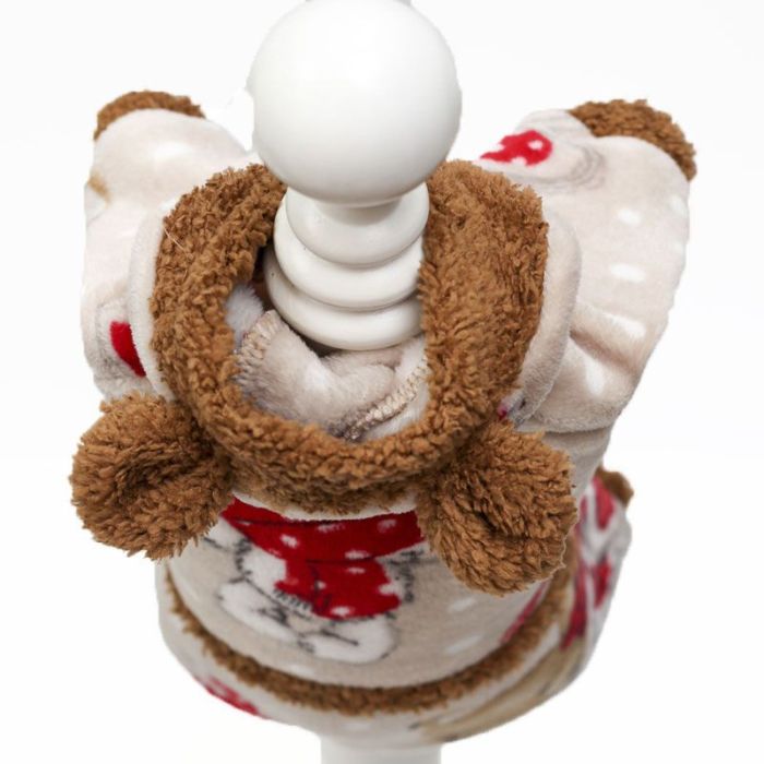 Красуня комбінезон для собак дівчаток махра S1