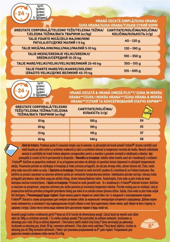 Friskies Balance з куркою, яловичиною та овочами сухий корм для собак 2,4 кг 