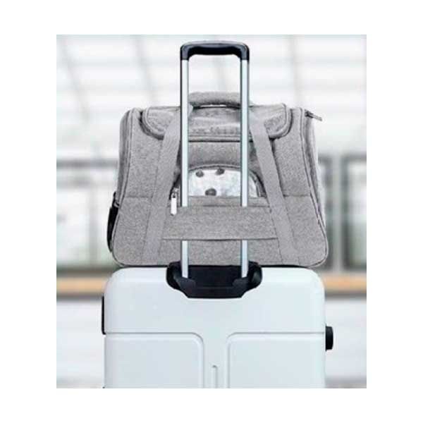 Сумка з килимком 40х28х25 см фіолетова 