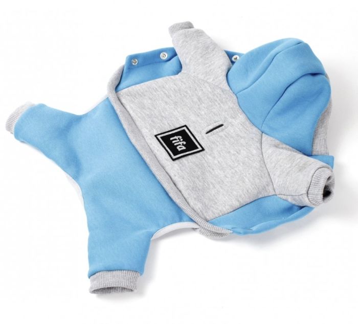 Комбінезон Стиль трикотаж на флісі сіро-синій (хлопчик) М