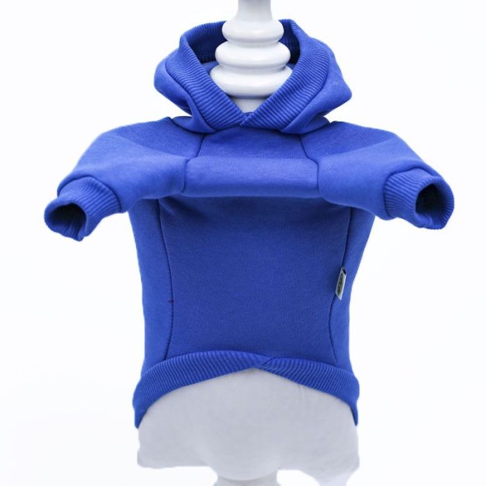 Ялинка світшот для собак хлопчиків трикотаж на флісі Синій S3