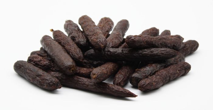 Сосиски сухі баранина 12 см 