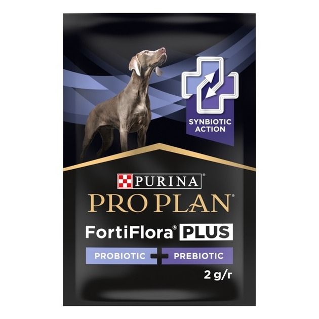 АКЦІЯ Pro Plan FortiFlora Plus пробіотик для собак та цуценят для підтримки мікрофлори кишечника 30 x 2 гр 