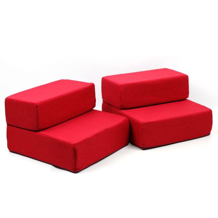 Сходинки меблева рогожка червонi, 57х38х36 см 