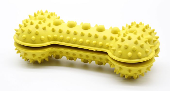 Кістка для ласощів Жовта 18 см 