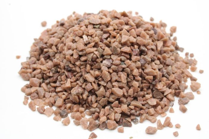 Ґрунт Крихта кварцитна бордова 5-10 мм, вага 10 кг 