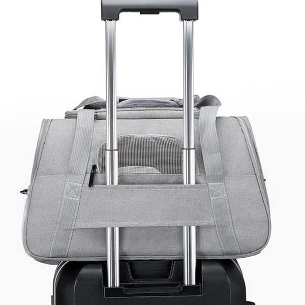 Сумка з килимком 40х28х25 см фіолетова 