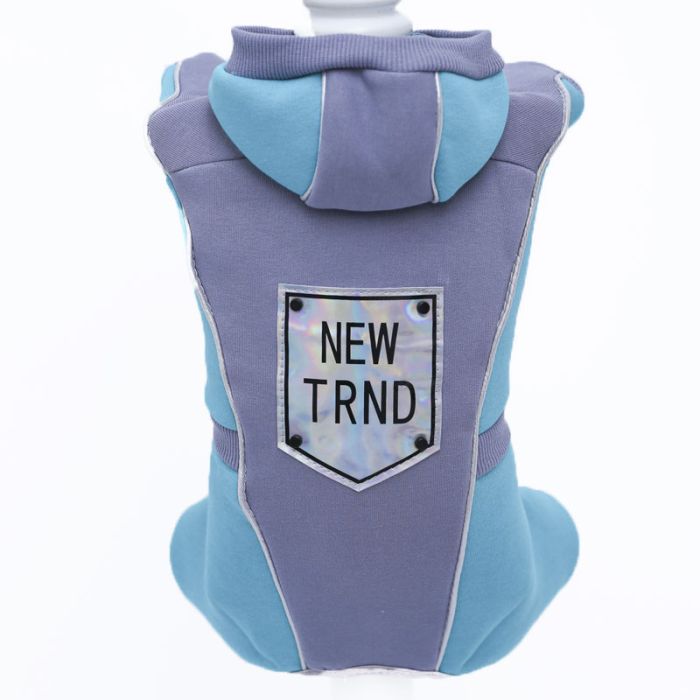 Рекс комбінезон для собак хлопчиків трикотаж на флісі S1