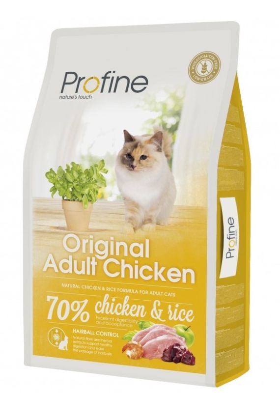 Profine Cat Original Adult сухий корм для дорослих котів з куркою та рисом 300 г 