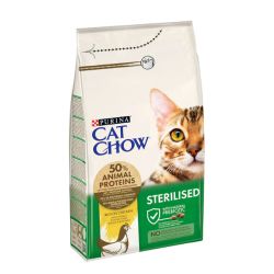 Cat Chow Sterilised сухий корм для стерилізованих котів із куркою 1,5 кг