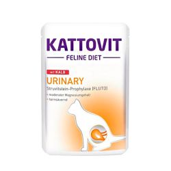 Kattovit Diet Urinary Вологий корм для кішок шматочки телятини в соусі, 85 г 