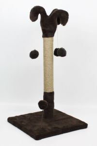 Когтеточка для кішок джутова Арлекін Коричневий