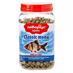 Акваріус Класик-меню таблетки 300 гр