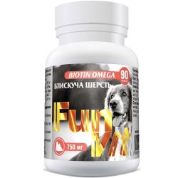 Вітаміни FunVit Biotin-Omega - для шерсті собак 90 таб