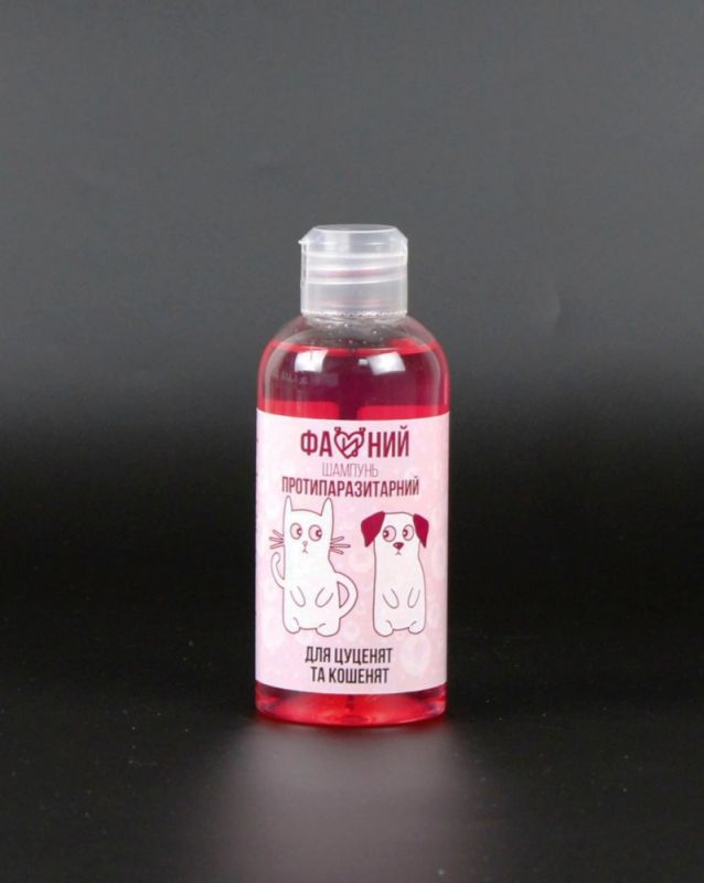 Шампунь ФАЙНИЙ протипаразитний дитячий рожевий бубльгум 250 мл 
