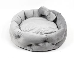 Том лежак меблевий велюр Сірий. 545414 см