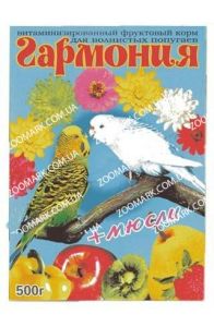 Корм для папуг гармонія 500гр ВІМ