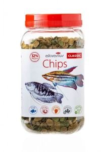 Акваріус Класик-меню чіпси - сухий корм для риб у чіпсах 150 гр