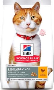 Hills Science Plan Sterilised Cat Young Adult з куркою сухий корм для стерилізованих кішок 1.5 кг 